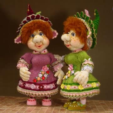 <span style="font-weight: bold;"> МК "Гномочка Куделька" (2 часть - одежда)</span>